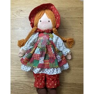 Holly Hobbie Christmas 1988 AmToy Doll With Christmas Ornament Collectible